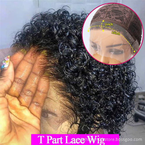 Sunlight Wholesale brazilian short pixie cut curly wigs 13x4 13x1pixie cut short hair wig pixie cut human hair wigs